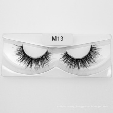 Your Own Brand Mink Fur Strip Lashes 3D Private Label Mink Eyelashes